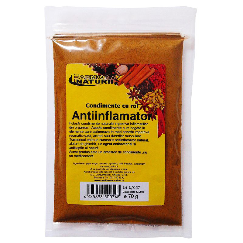 condimente cu rol antiinflamator 1