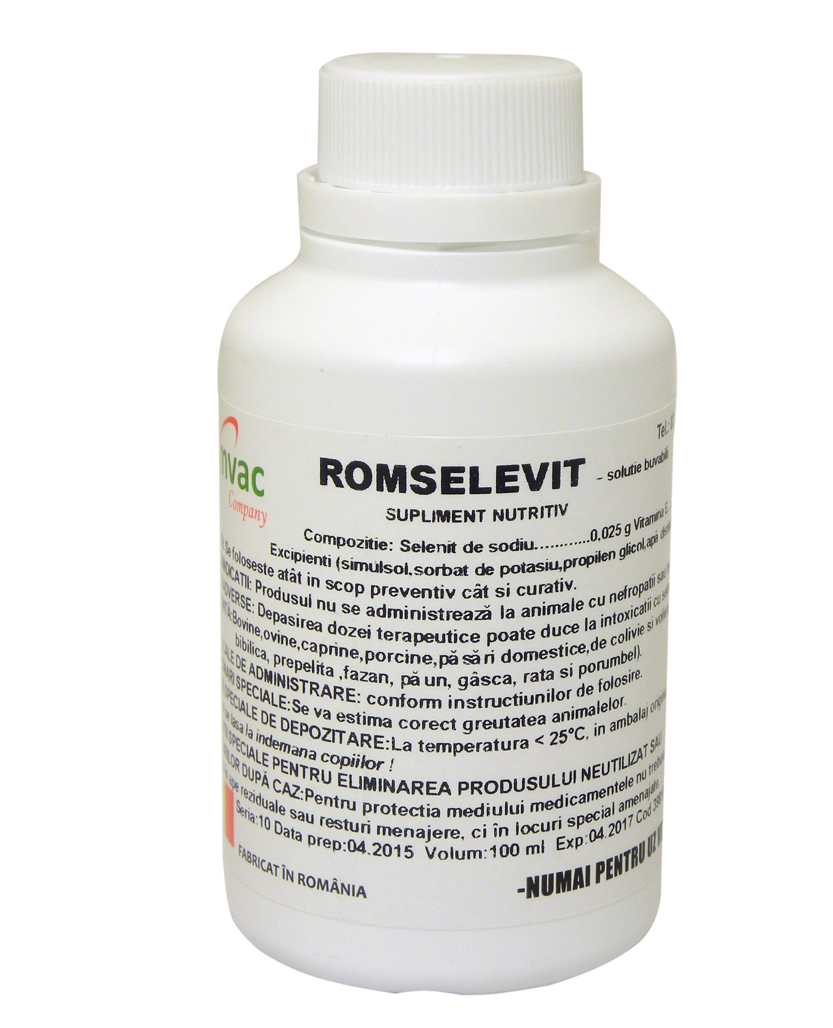Romselevit supliment nutritiv Romvac
