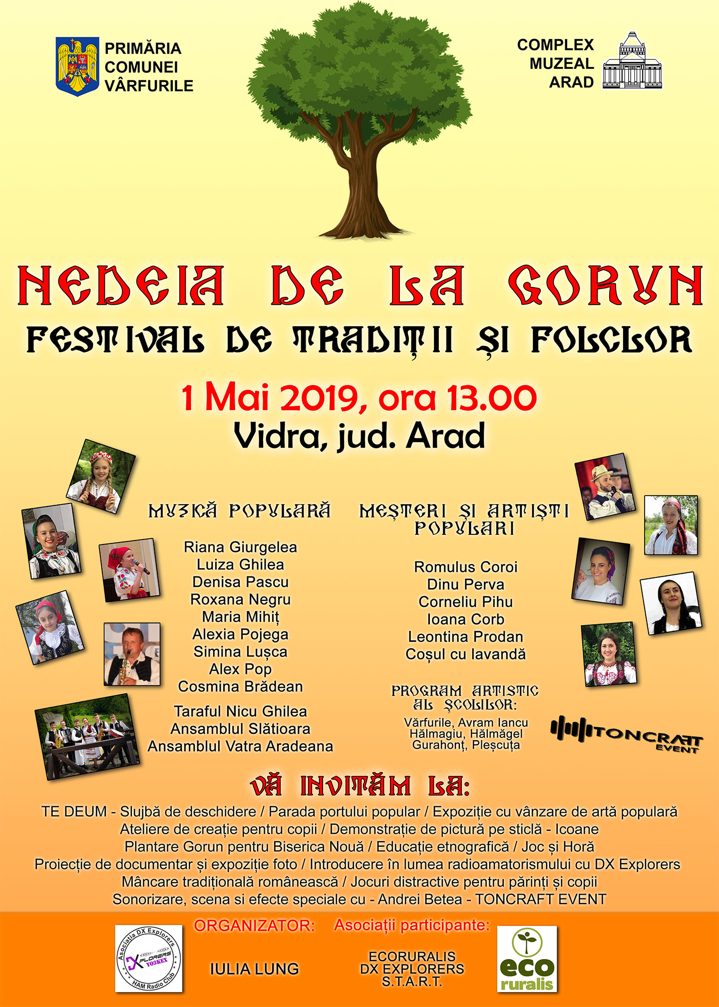 eveniment Vidra Arad 1 mai 2019
