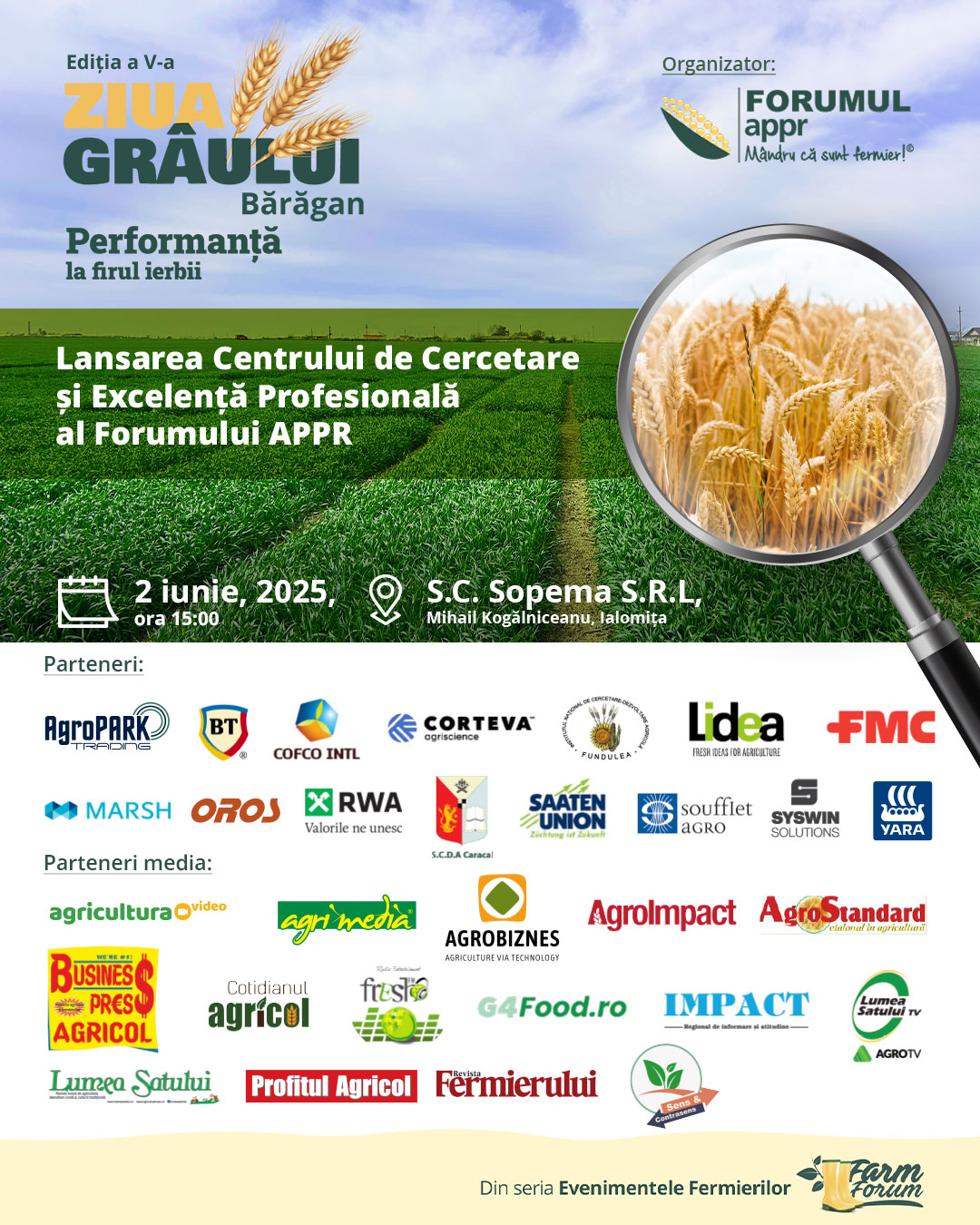 Parteneri Ziua Graului Baragan 2025