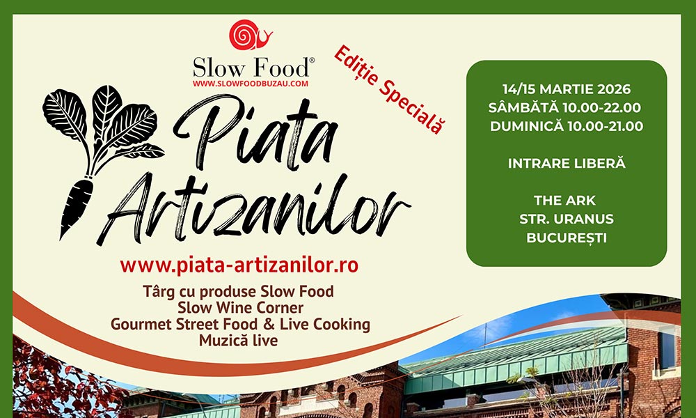 Slow Food Buzău aduce „Piața Artizanilor” la București