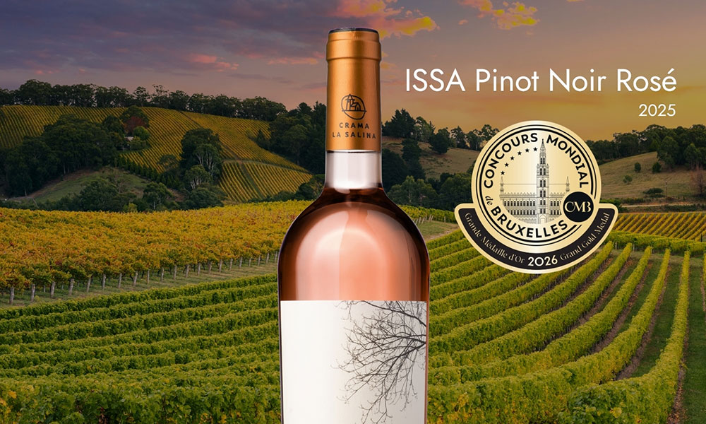 ISSA Pinot Noir Rosé 2025, desemnat printre cele mai bune rosé-uri din lume la Concours Mondial de Bruxelles 2026