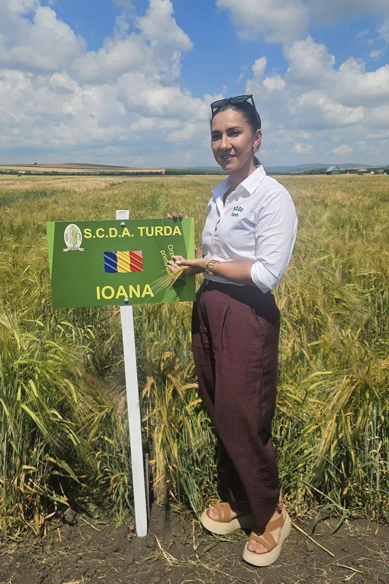 Ioana Crisan cercetator soi de orzoaica de primavara SCDA Turda