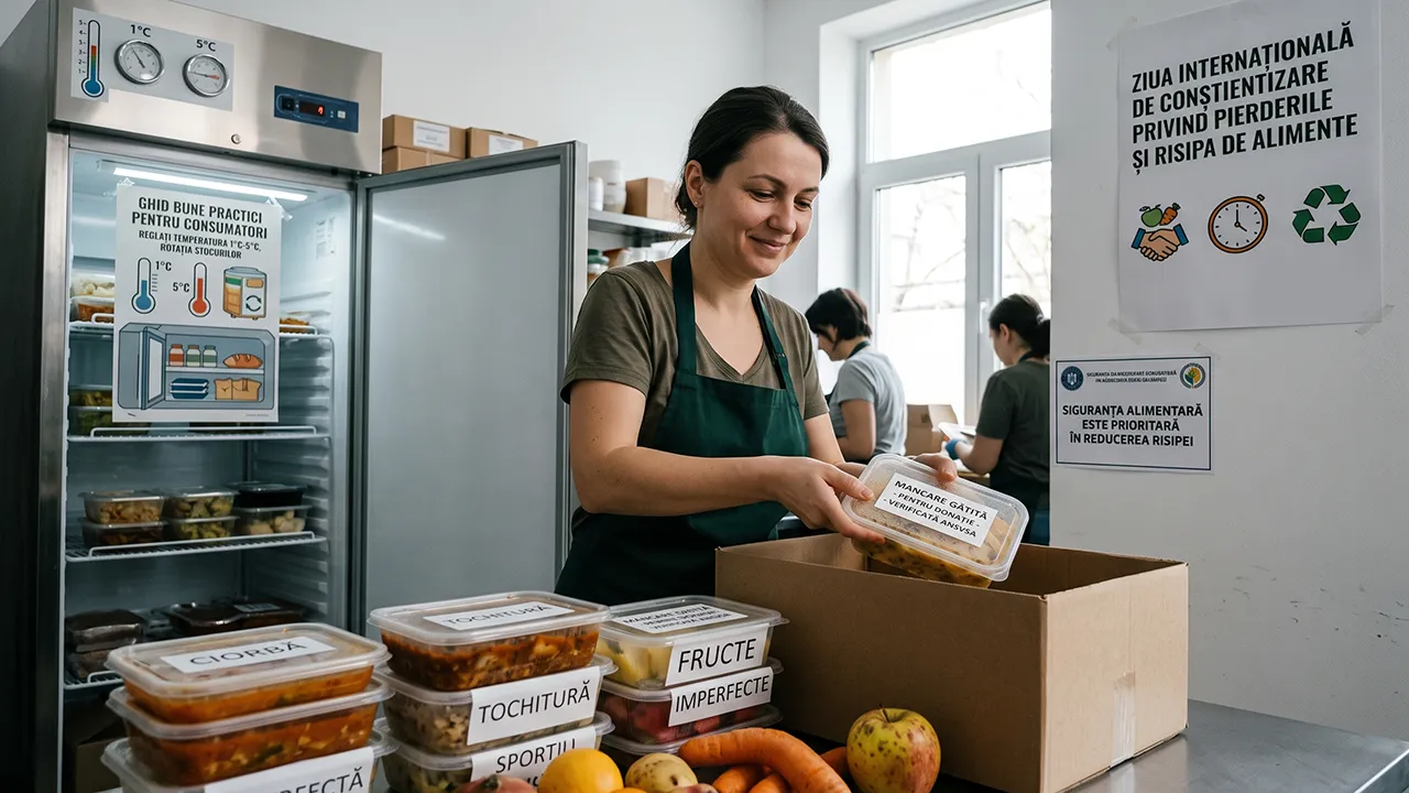 Acțiuni practice de gestionare a alimentelor și reducere a risipei