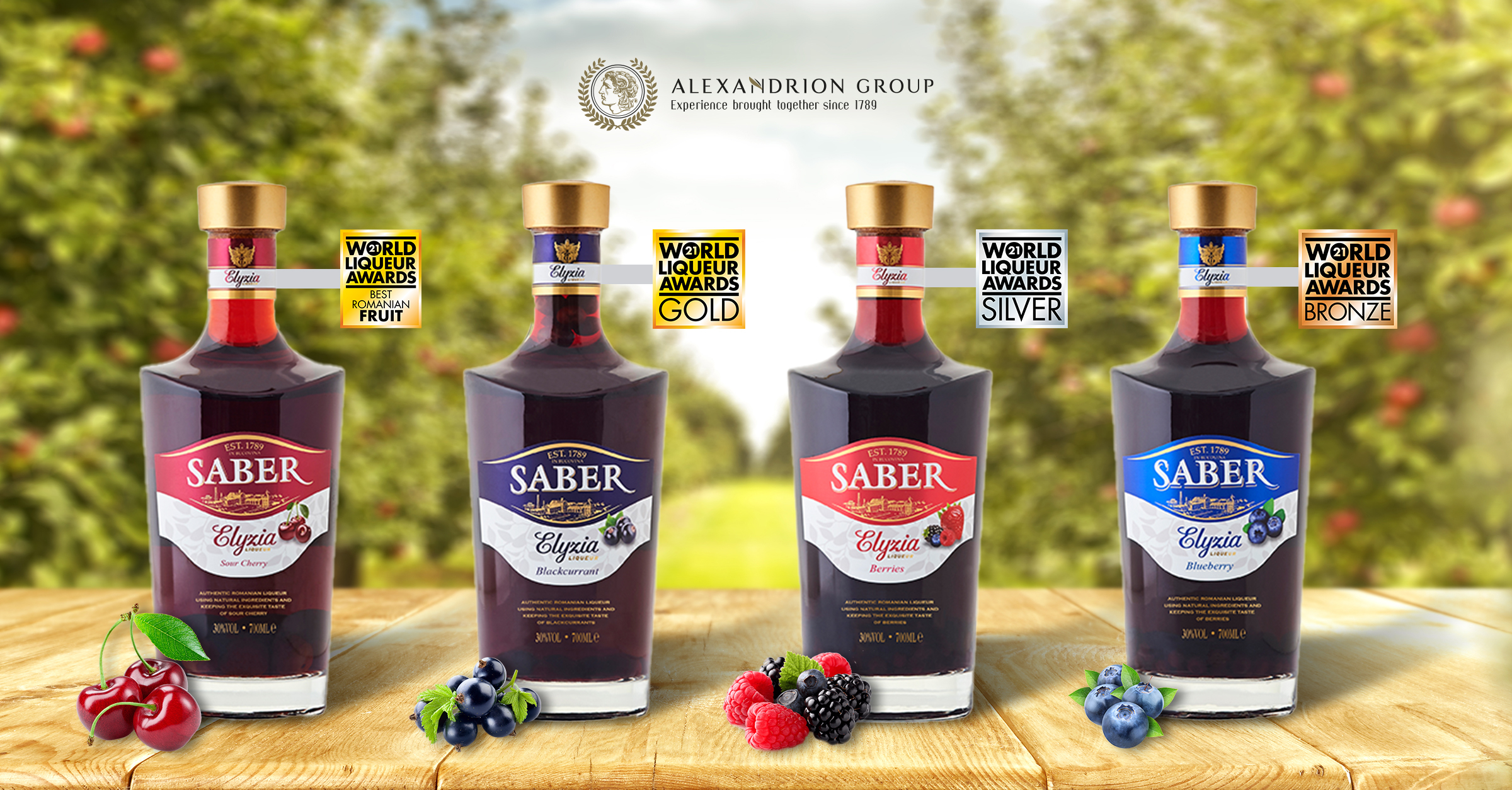 Vișinata Saber Elyzia a fost desemnată cel mai bun lichior din România la concursul World Liqueur Awards 2021