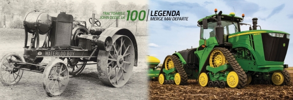 John Deere aniversează 100 de ani de la primul tractor ce a ieșit pe poarta fabricii