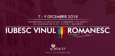 VIN LA EXPO! IUBESC VINUL ROMÂNESC - Salonul VINTEST București, ediția a VIII-a