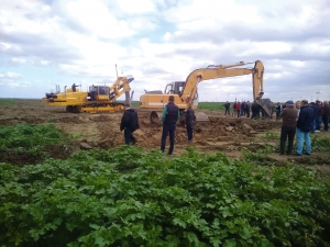 Premieră pentru România, maşina de drenare a solului