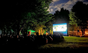 Business inedit al unei tinere de 23 de ani: Cinema în aer liber în pădurea de la Releu, Iași