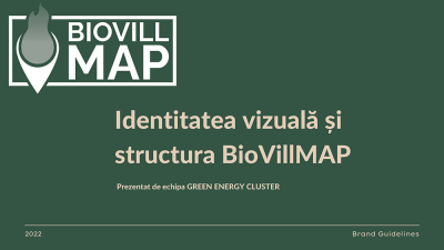 Identitatea vizuală și structura BioVillMAP - prezentat de echipa GREEN ENERGY CLUSTER