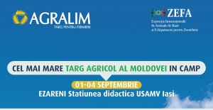 Lumea Satului vă invită la Târgul pentru Fermieri AGRALIM 1-4 septembrie 2016